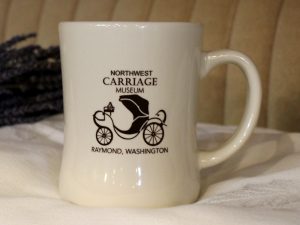 White NW Carriage Museum Mug